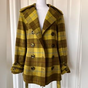 Gorgeous Olive Green Trench Coat.